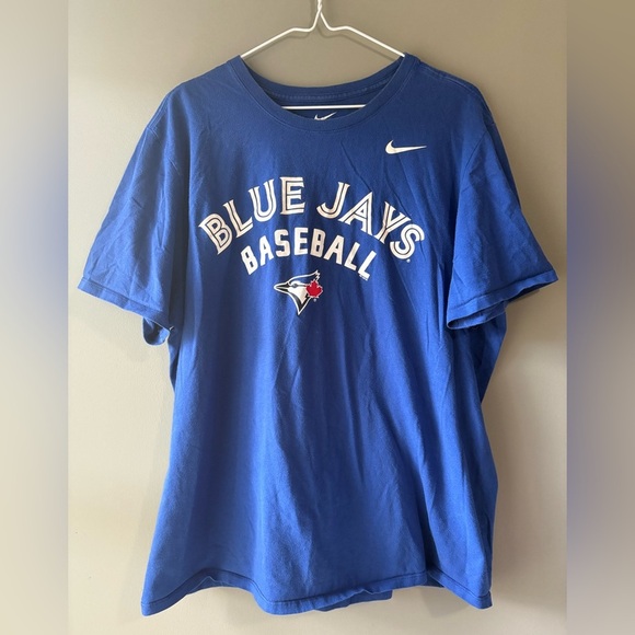 Toronto Blue Jays Baseball Shirt Mens XL Blue Nike Regular Fit - Picture 2 of 5
